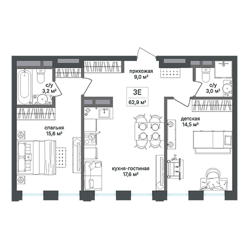 ЖК «Семеновский парк 2», Москва | Жилой комплекс «Семеновский парк 2», РГ-Девелопмент